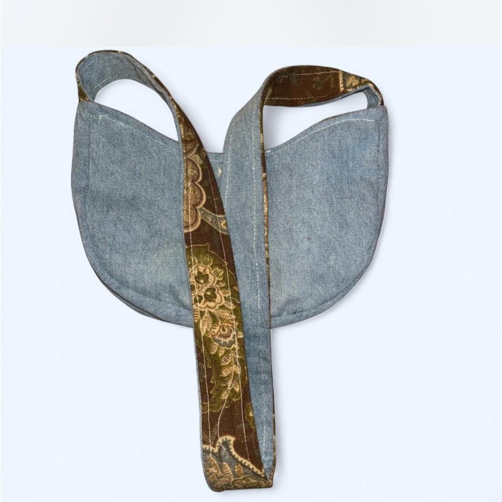 Floral Brown Shoulder Bag - Picture 5 of 6